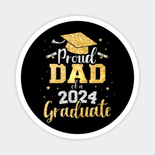 Proud Dad Of A Class Of 2024 Graduate Magnet